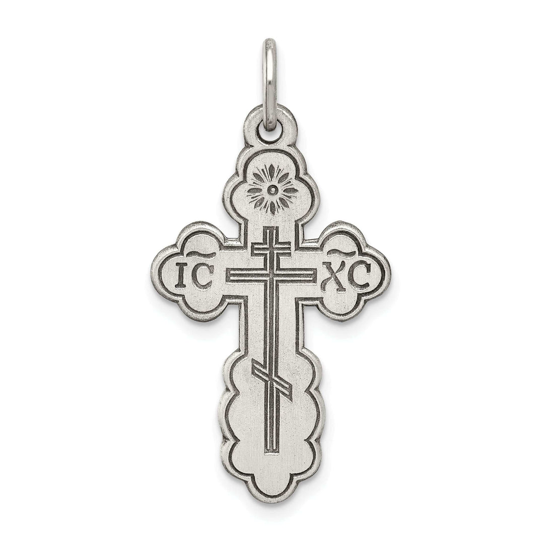 Lovely Rita's Pendants & Charms Sterling Silver Eastern Orthodox Cross Pendant