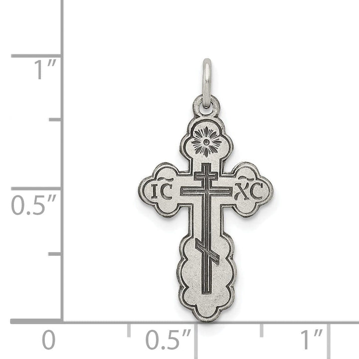 Lovely Rita's Pendants & Charms Sterling Silver Eastern Orthodox Cross Pendant