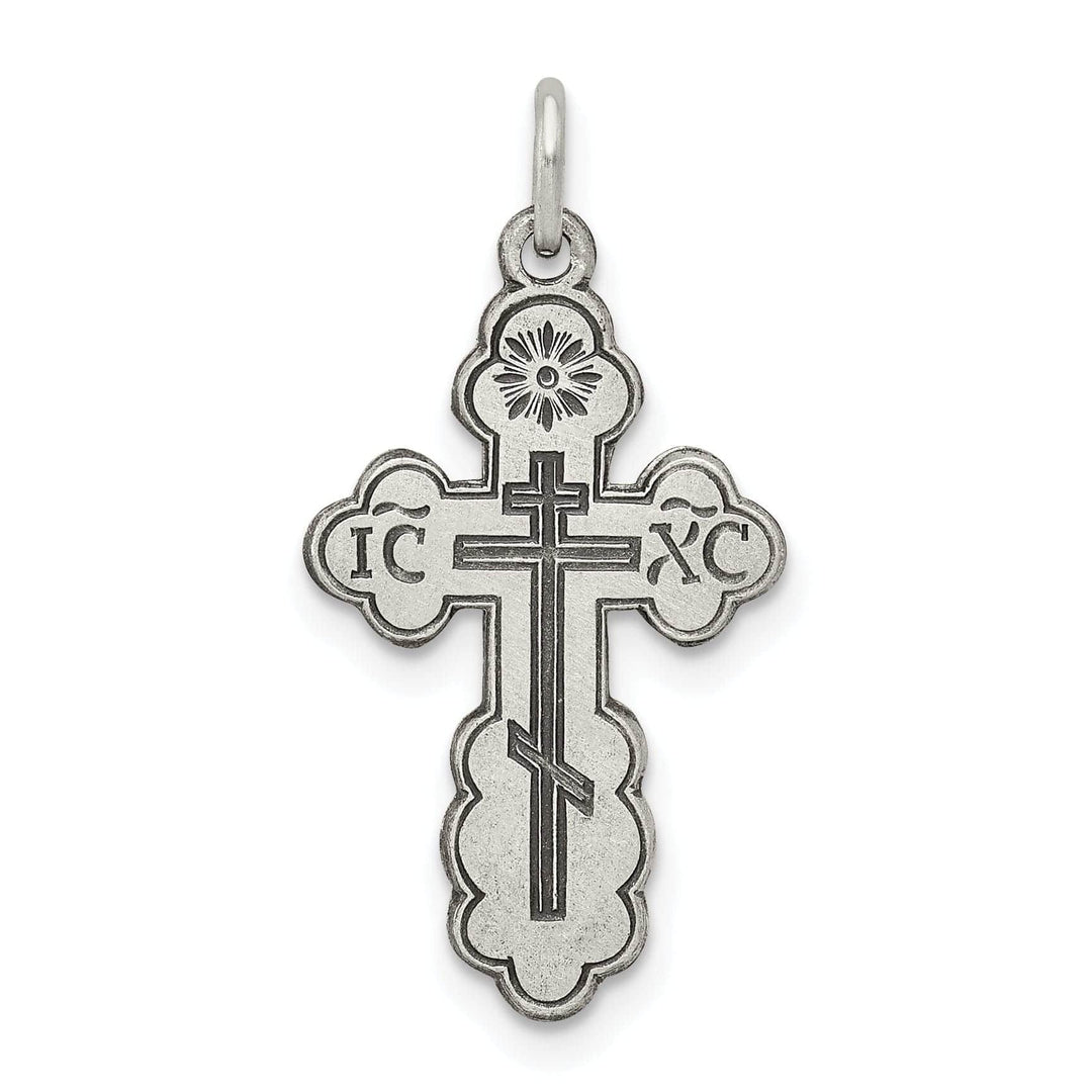 Lovely Rita's Pendants & Charms Sterling Silver Eastern Orthodox Cross Pendant
