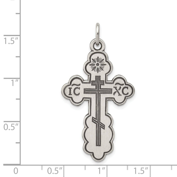 Lovely Rita's Pendants & Charms Sterling Silver Eastern Orthodox Cross Pendant