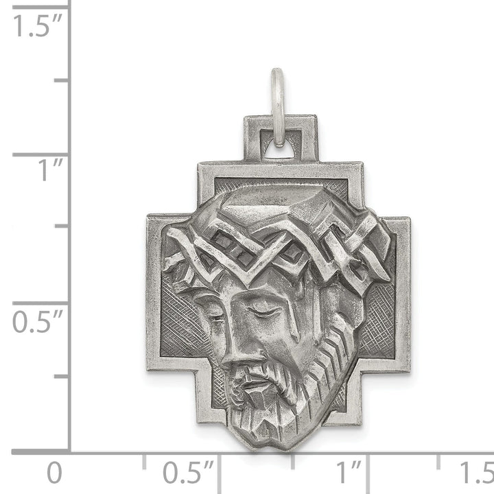 Lovely Rita's Pendants & Charms Sterling Silver Ecce Homo Medal Pendant