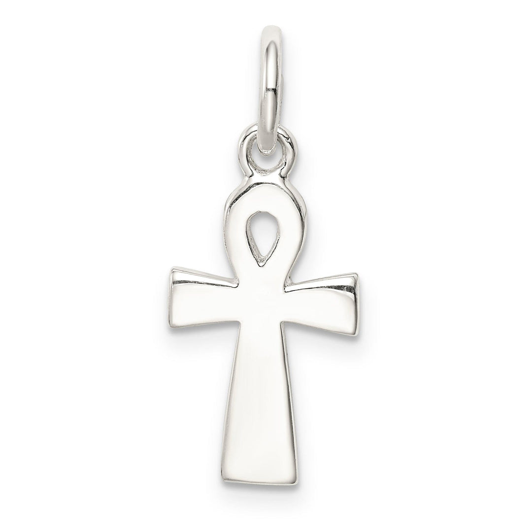Lovely Rita's Pendants & Charms Sterling Silver Enamel Ankh Cross Pendant
