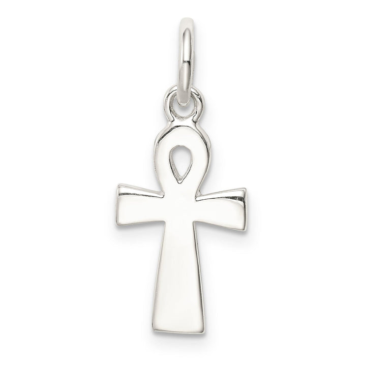 Lovely Rita's Pendants & Charms Sterling Silver Enamel Ankh Cross Pendant