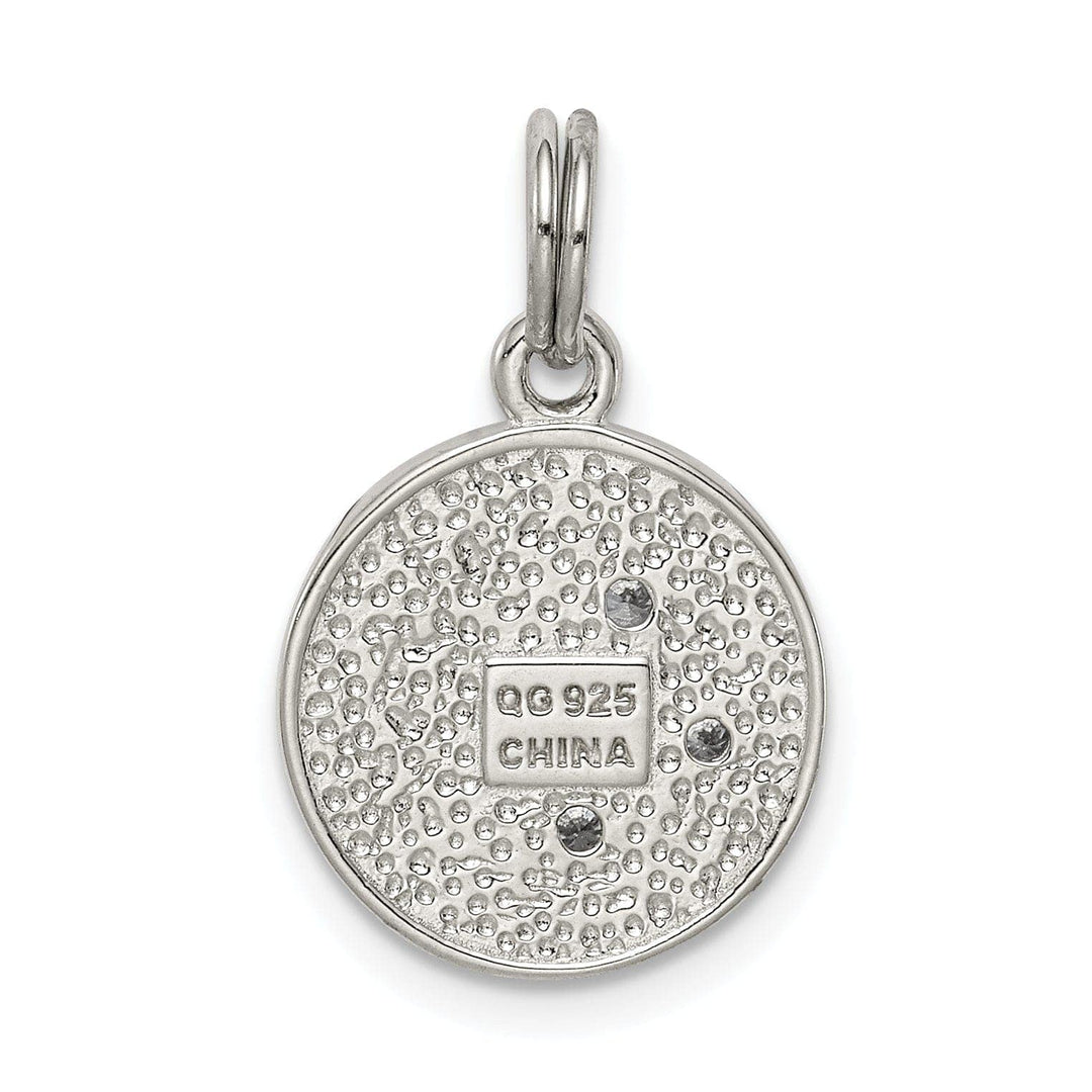 Lovely Rita's Pendants & Charms Sterling Silver Enameled and CZ Moon Star Charm