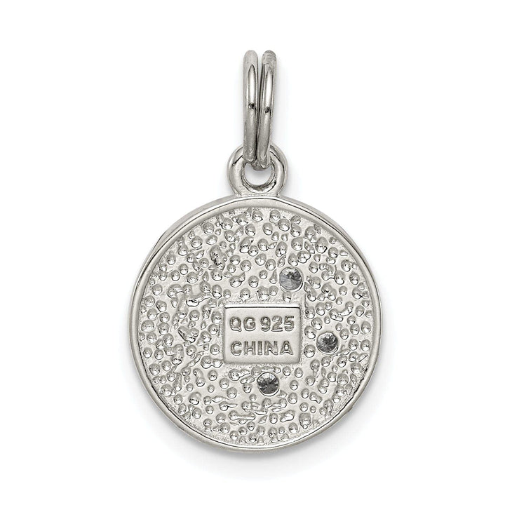 Lovely Rita's Pendants & Charms Sterling Silver Enameled and CZ Moon Star Charm