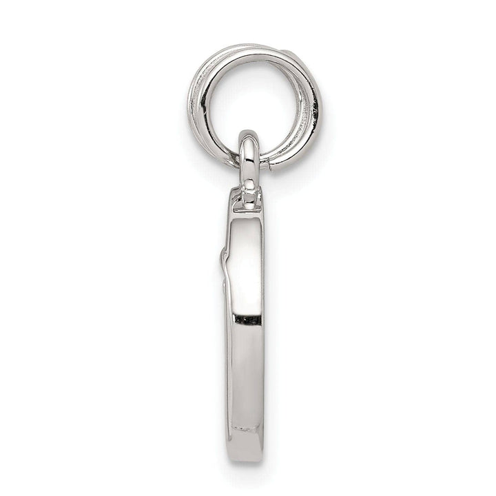 Lovely Rita's Pendants & Charms Sterling Silver Enameled and CZ Moon Star Charm