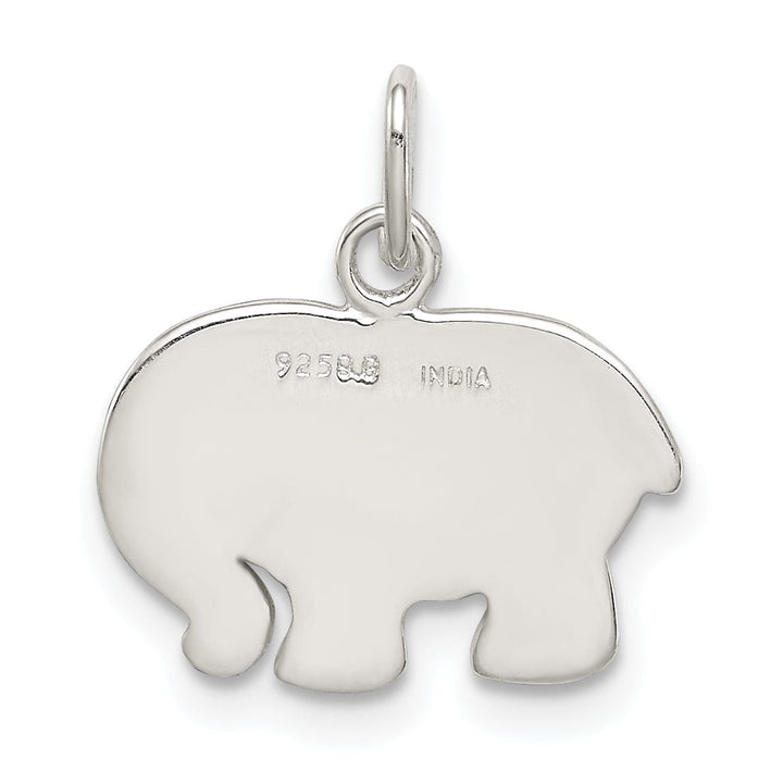 Lovely Rita's Pendants & Charms Sterling Silver Enameled Elephant Charm Pendant