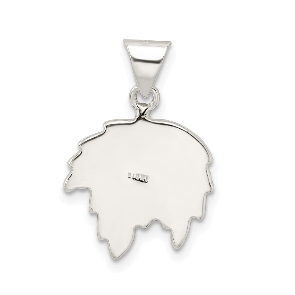 Lovely Rita's Pendants & Charms Sterling Silver Enameled Holly Charm Pendant