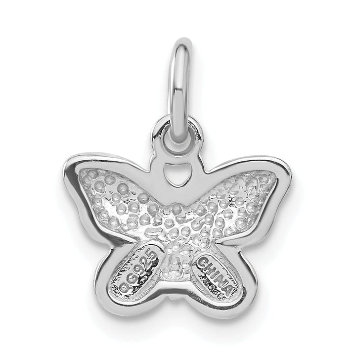 Lovely Rita's Pendants & Charms Sterling Silver Enameled Purple Butterfly Charm