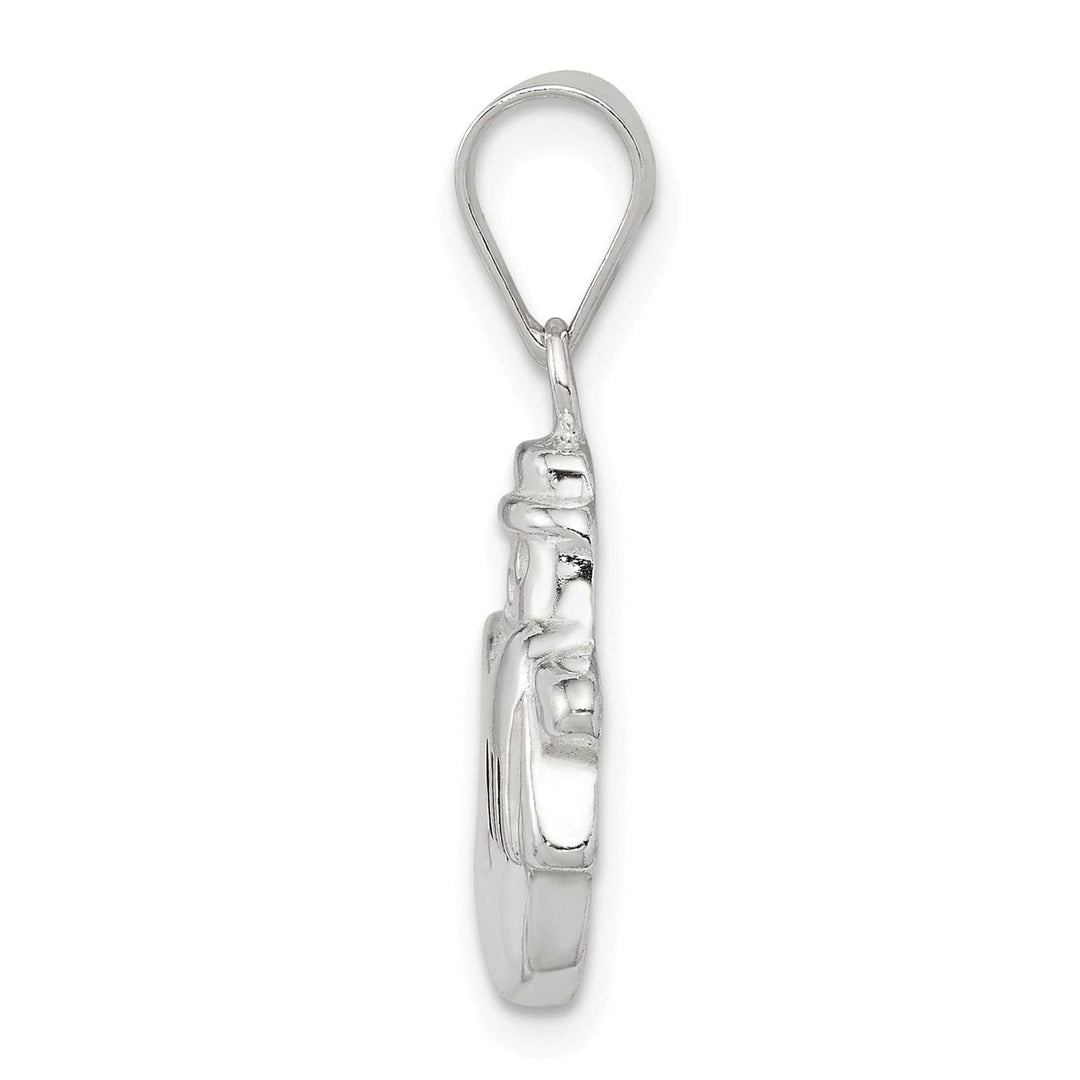 Lovely Rita's Pendants & Charms Sterling Silver Enameled Snowman Charm Pendant