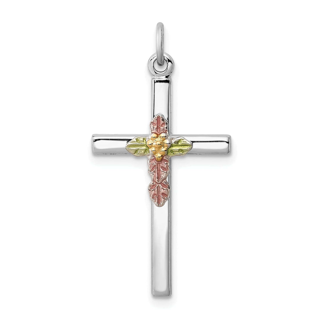Lovely Rita's Pendants & Charms Sterling Silver Epoxy Latin Cross Pendant
