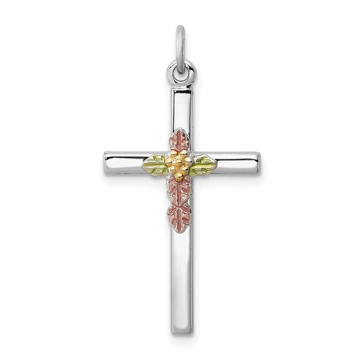 Lovely Rita's Pendants & Charms Sterling Silver Epoxy Latin Cross Pendant
