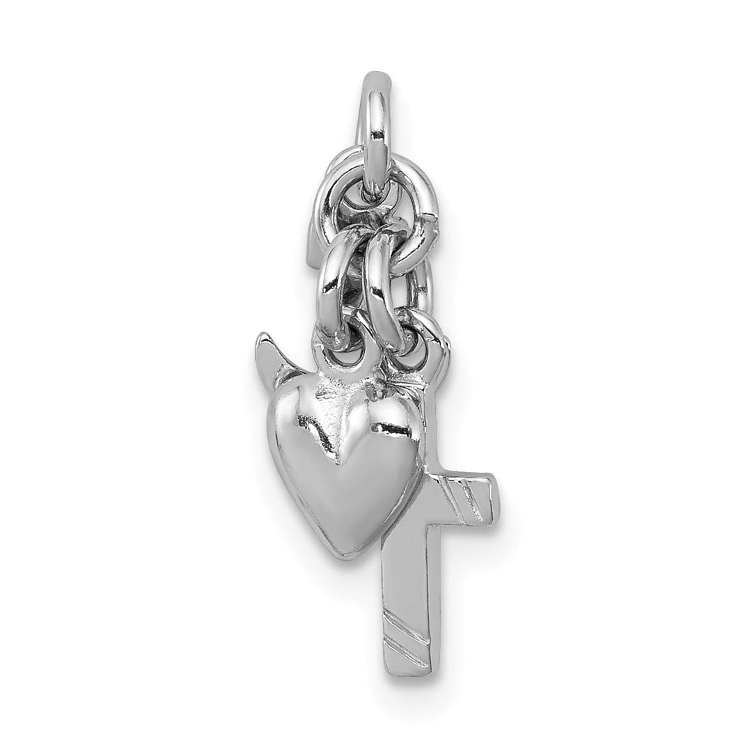 Lovely Rita's Pendants & Charms Sterling Silver Faith Hope Charity Charm