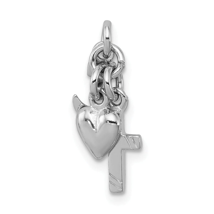 Lovely Rita's Pendants & Charms Sterling Silver Faith Hope Charity Charm