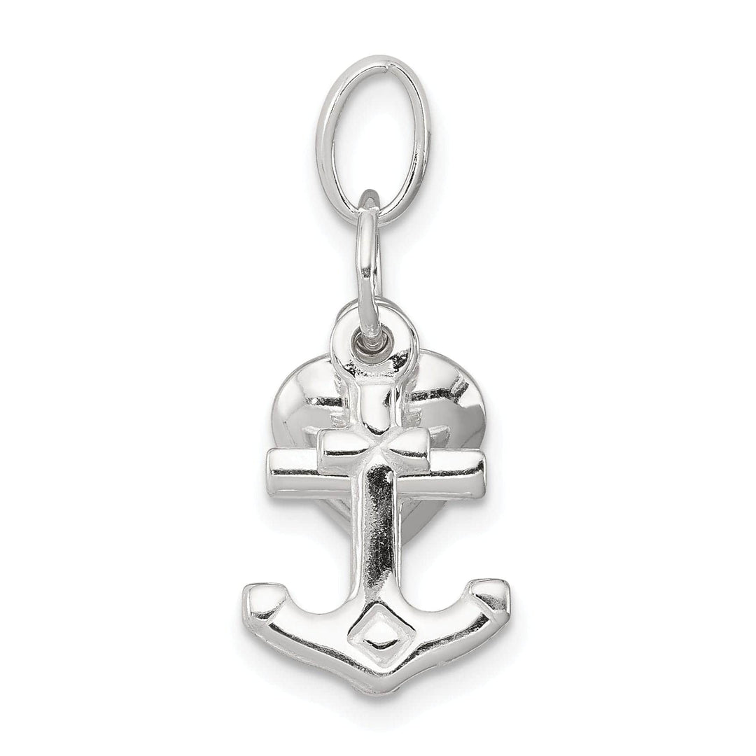 Lovely Rita's Pendants & Charms Sterling Silver Faith Hope Charity Charm Pendant