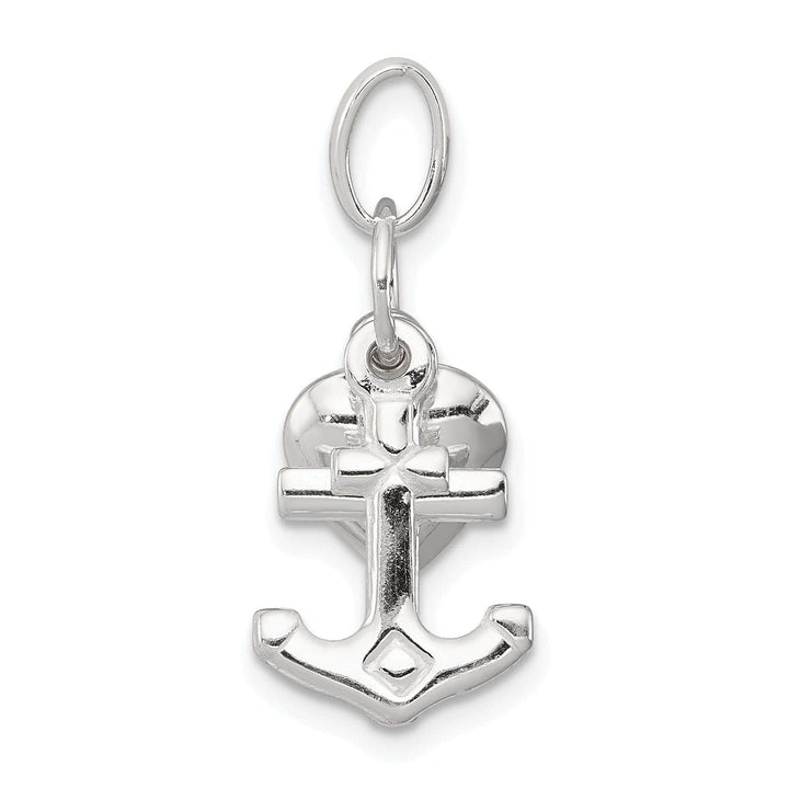 Lovely Rita's Pendants & Charms Sterling Silver Faith Hope Charity Charm Pendant