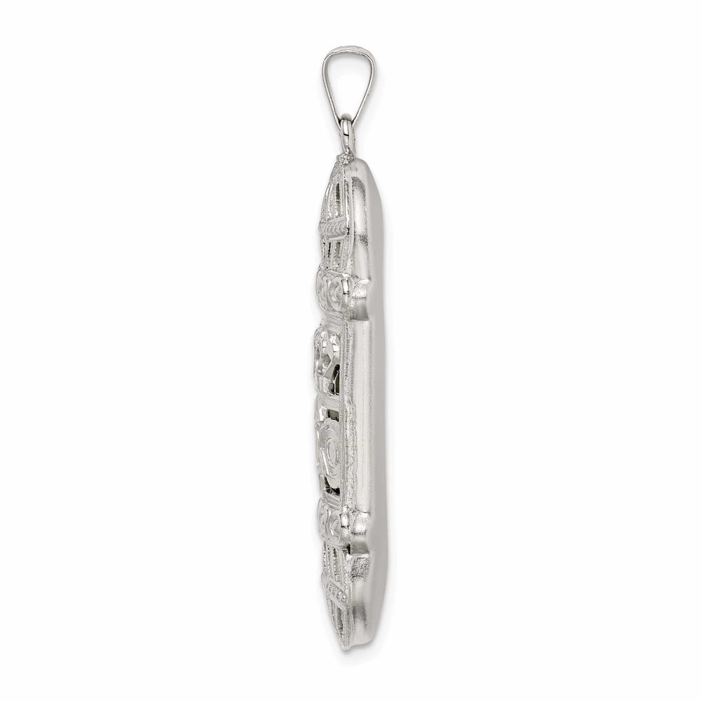 Lovely Rita's Pendants & Charms Sterling Silver Fancy Mezuzah Pendant