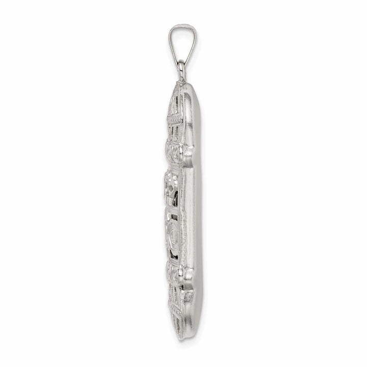 Lovely Rita's Pendants & Charms Sterling Silver Fancy Mezuzah Pendant