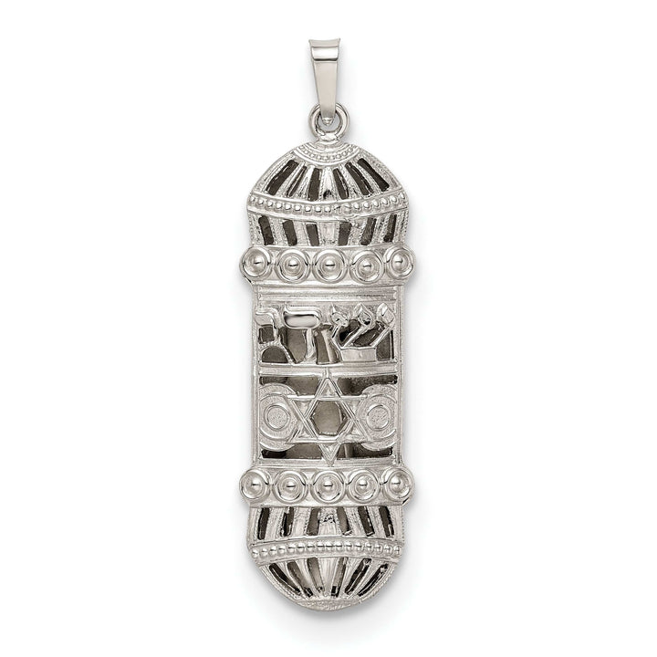 Lovely Rita's Pendants & Charms Sterling Silver Fancy Mezuzah Pendant