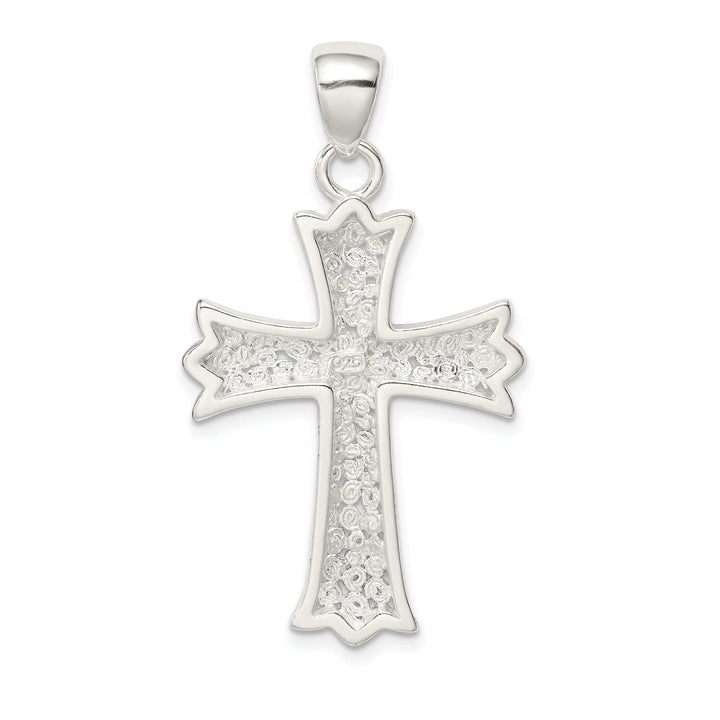 Lovely Rita's Pendants & Charms Sterling Silver Filigree Budded Cross Pendant