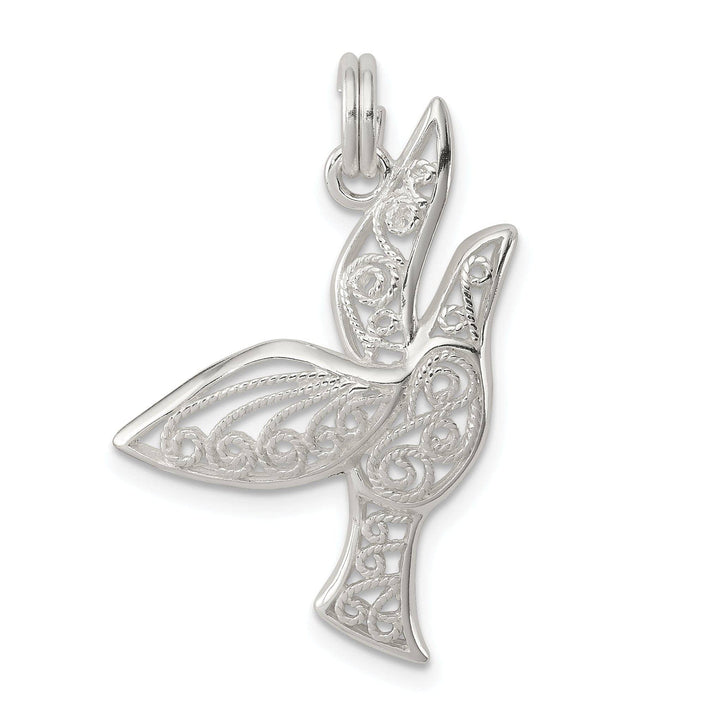 Lovely Rita's Pendants & Charms Sterling Silver Filigree Holy Spirit Charm