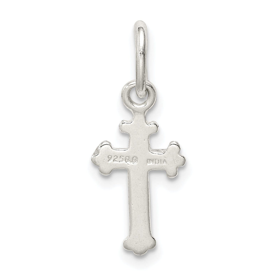 Lovely Rita's Pendants & Charms Sterling Silver Fleur De Lis Cross Pendant