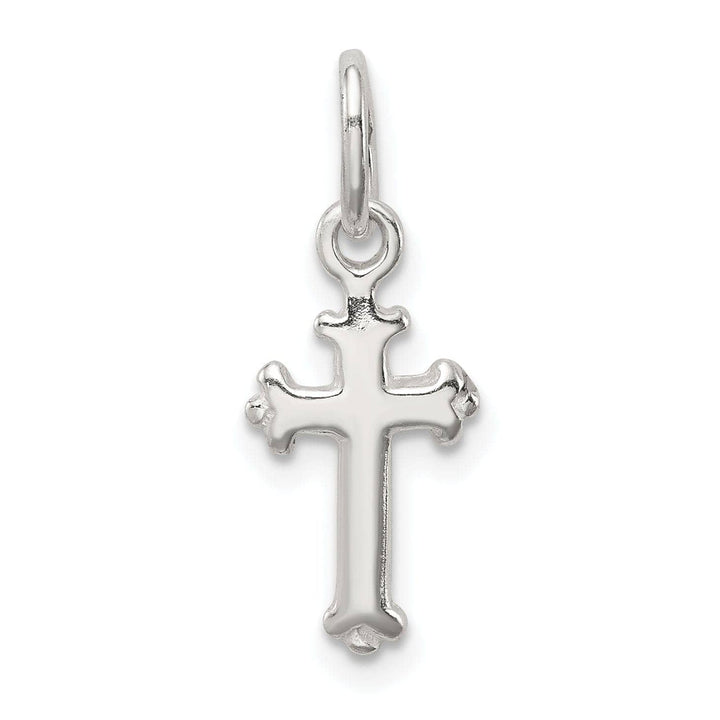 Lovely Rita's Pendants & Charms Sterling Silver Fleur De Lis Cross Pendant
