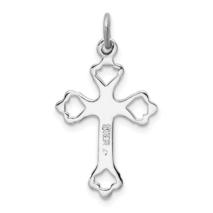 Lovely Rita's Pendants & Charms Sterling Silver Fleur De Lis Cross Pendant