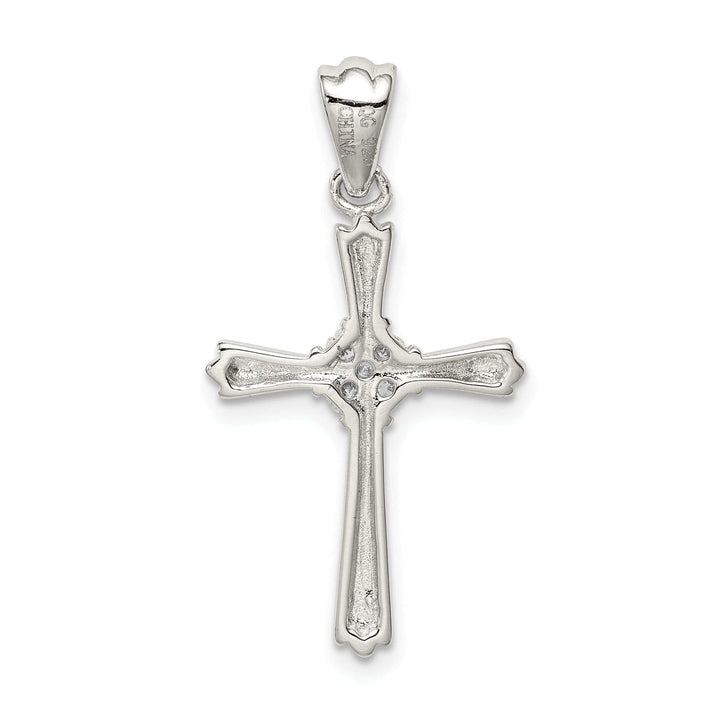Lovely Rita's Pendants & Charms Sterling Silver Fleur De Lis Cross Pendant