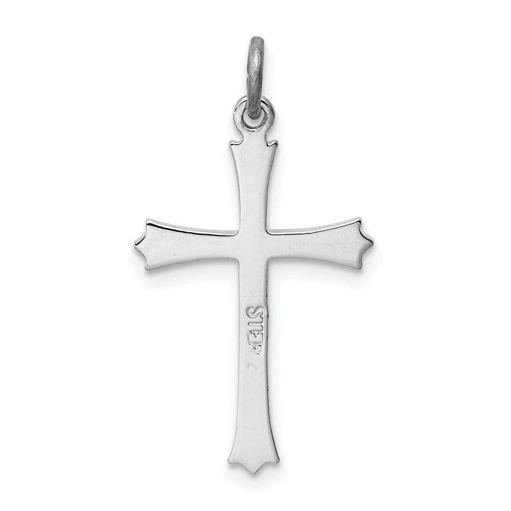 Lovely Rita's Pendants & Charms Sterling Silver Fleur De Lis Cross Pendant