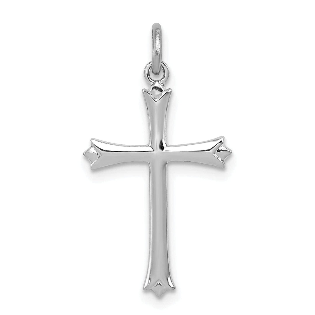 Lovely Rita's Pendants & Charms Sterling Silver Fleur De Lis Cross Pendant