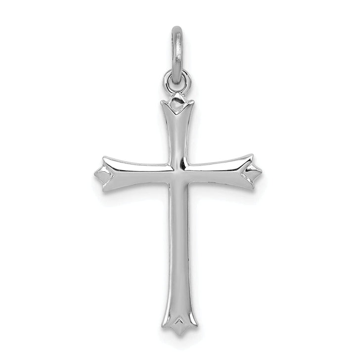 Lovely Rita's Pendants & Charms Sterling Silver Fleur De Lis Cross Pendant