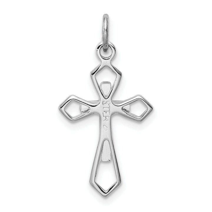 Lovely Rita's Pendants & Charms Sterling Silver Fleur De Lis Cross Pendant