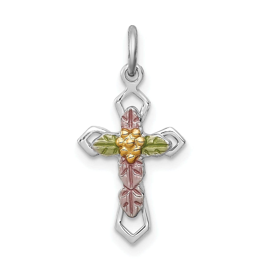 Lovely Rita's Pendants & Charms Sterling Silver Fleur de lis Cross Pendant