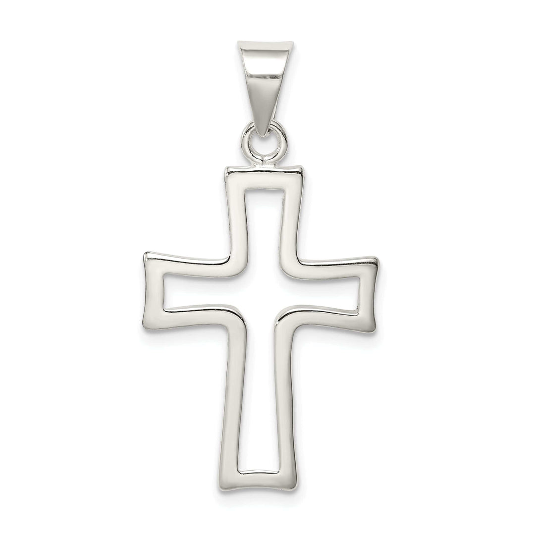 Lovely Rita's Pendants & Charms Sterling Silver Fleur de lis Cross Pendant