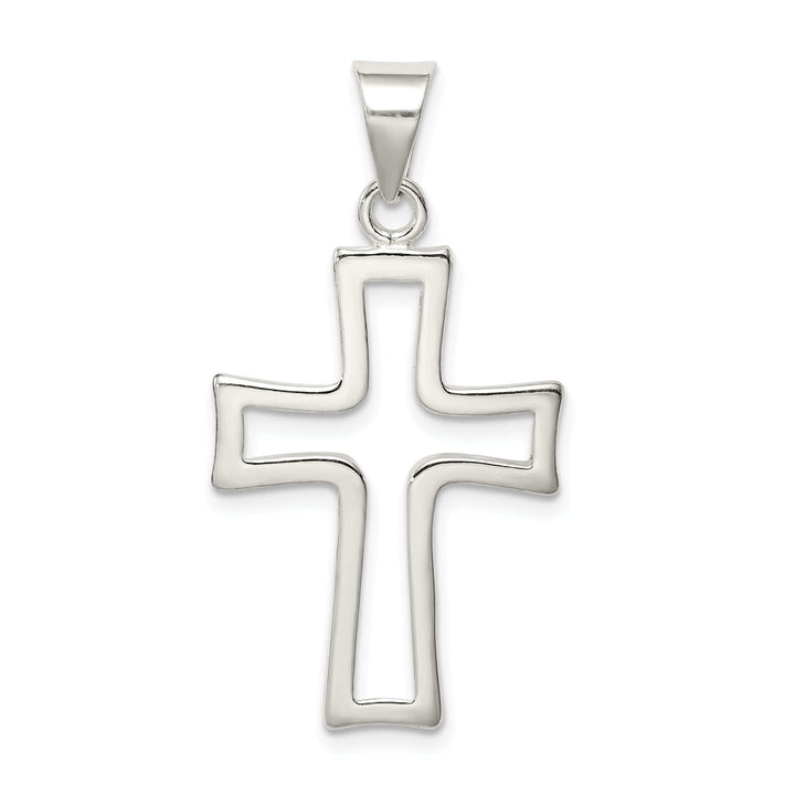 Lovely Rita's Pendants & Charms Sterling Silver Fleur de lis Cross Pendant