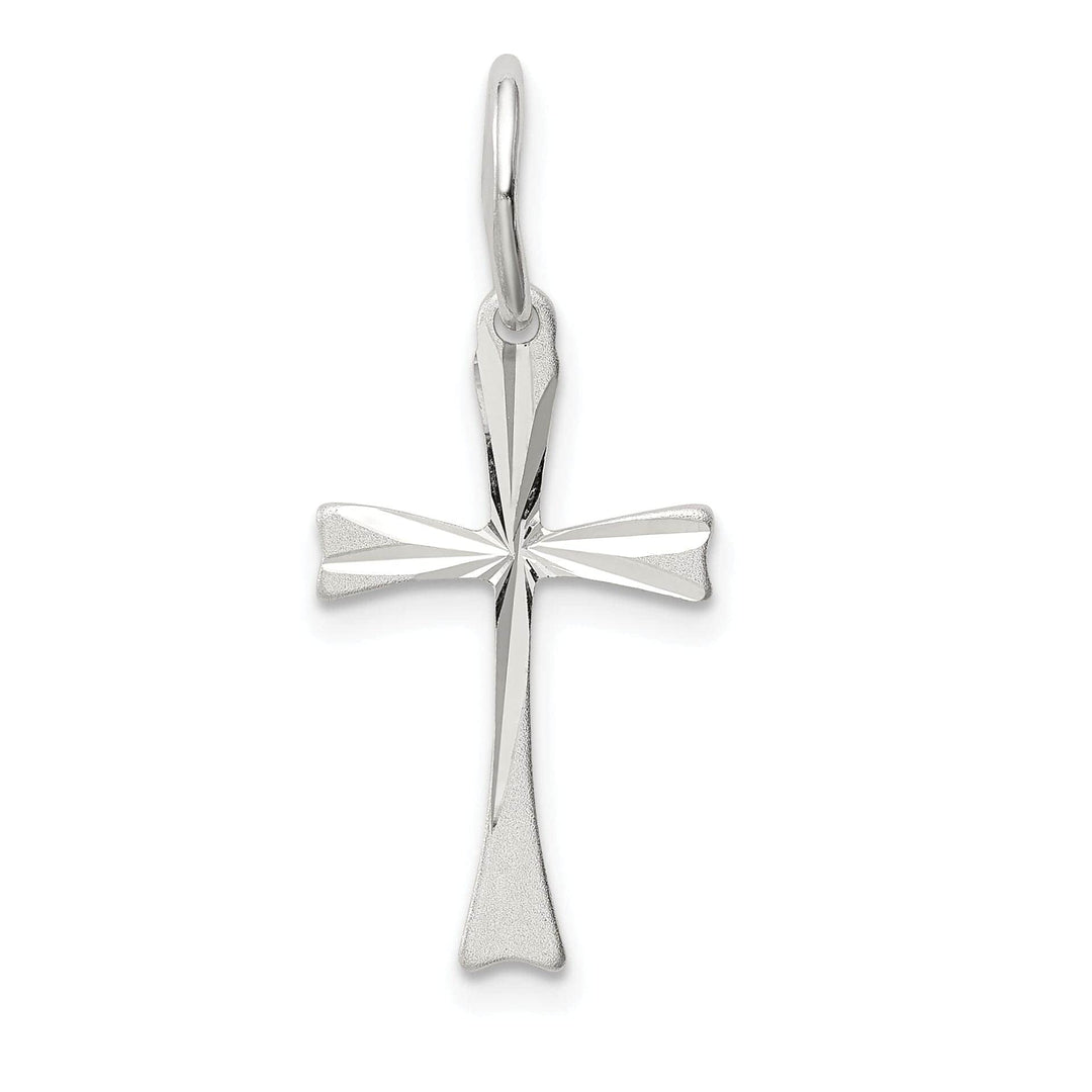 Lovely Rita's Pendants & Charms Sterling Silver Fleur de lis Cross Pendant