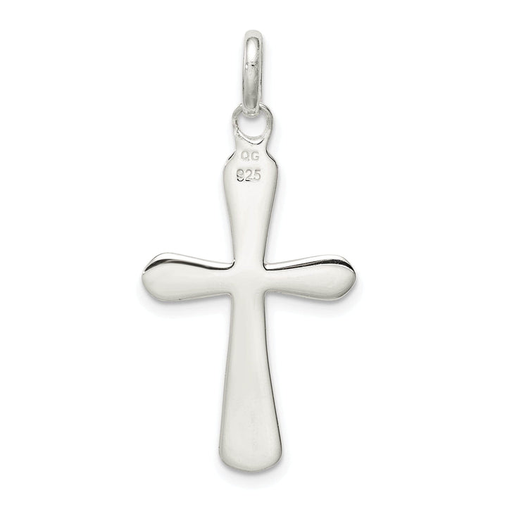 Lovely Rita's Pendants & Charms Sterling Silver Fleur De Lis Cross Pendant