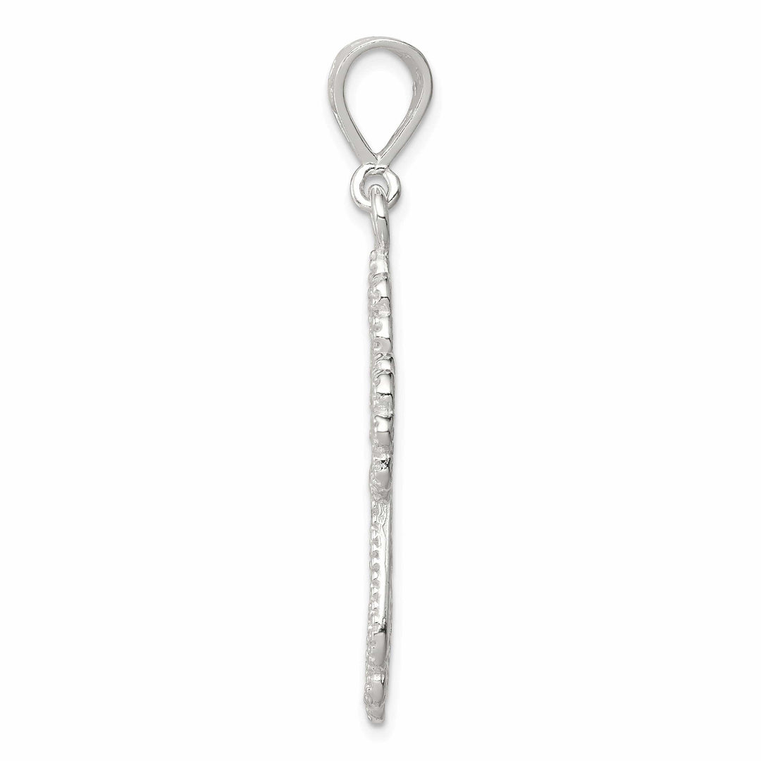 Lovely Rita's Pendants & Charms Sterling Silver Fleur de lis Cross Pendant