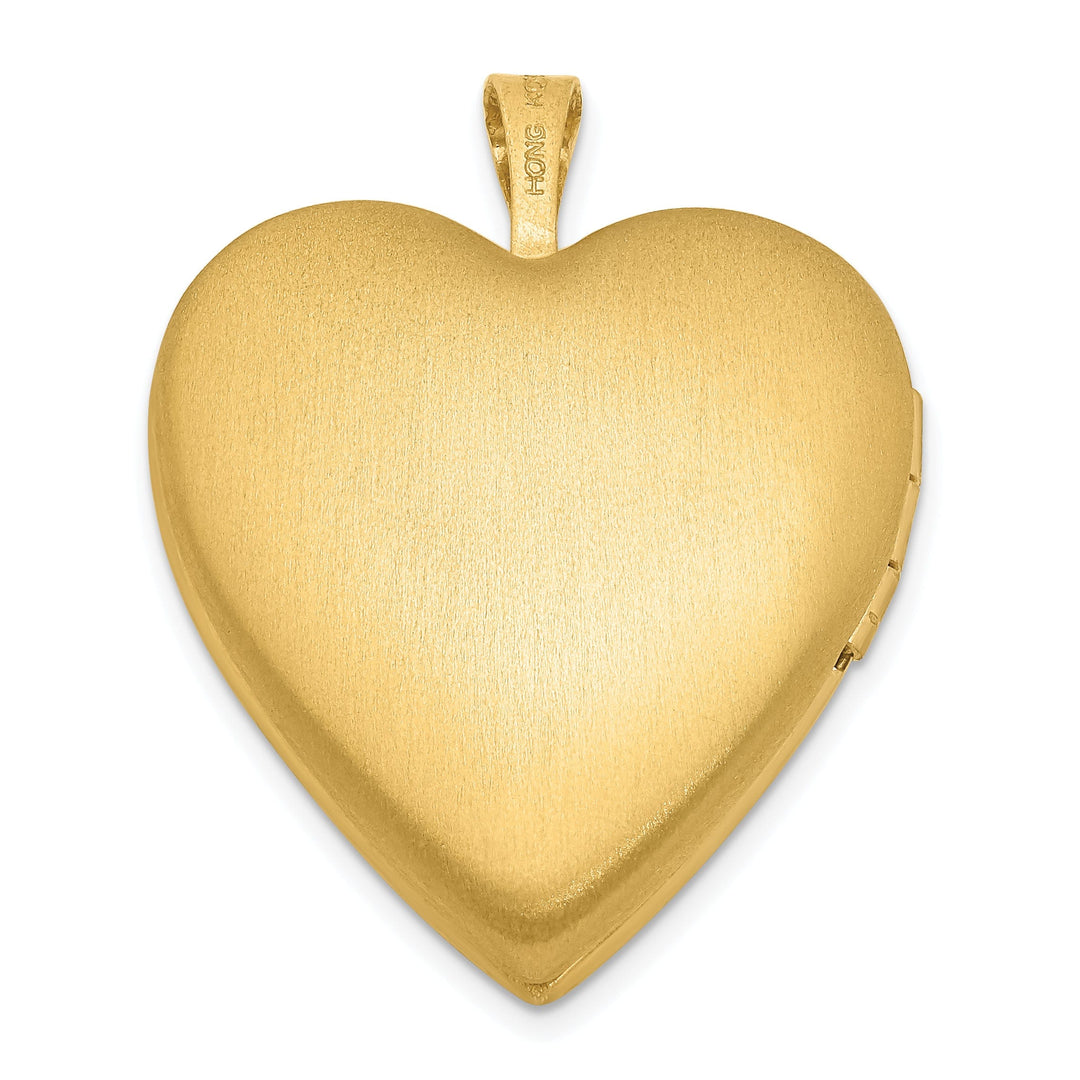 Lovely Rita's Pendants & Charms Sterling Silver Gold-plated 20mm Claddagh Enameled Heart Locket