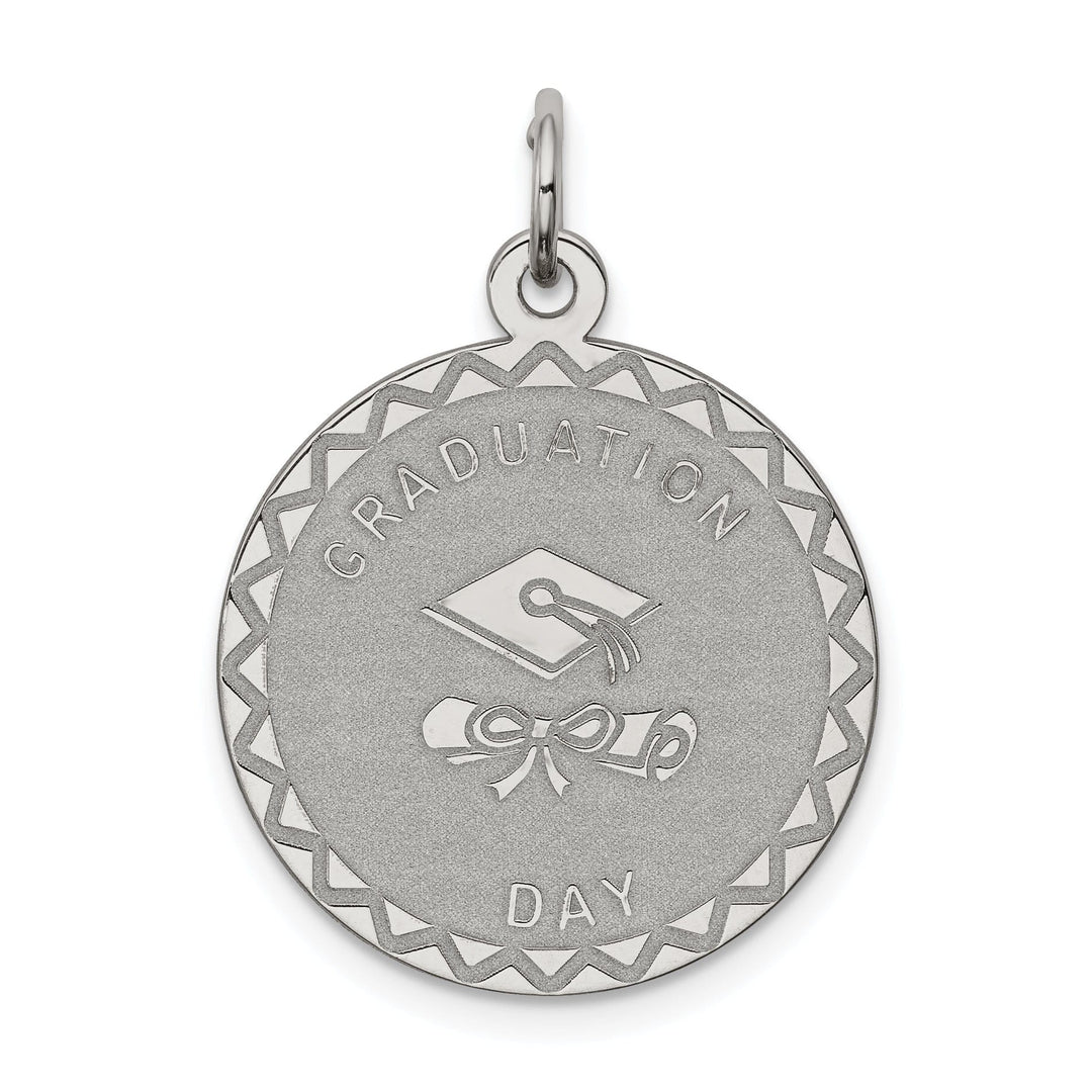 Lovely Rita's Pendants & Charms Sterling Silver Graduation Day Disc Charm