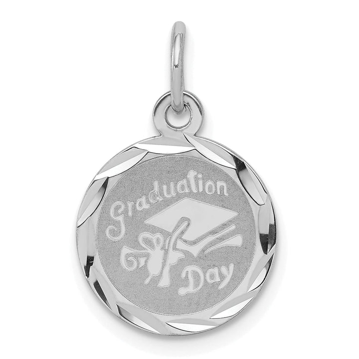 Lovely Rita's Pendants & Charms Sterling Silver Graduation Day Disc Charm