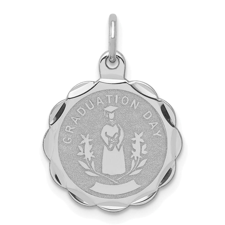Lovely Rita's Pendants & Charms Sterling Silver Graduation Day Disc Charm