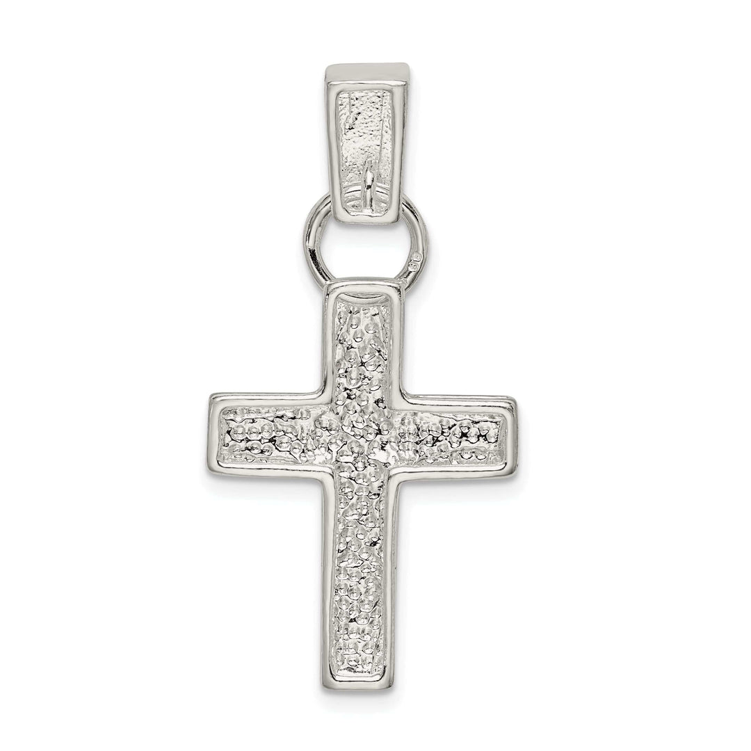 Lovely Rita's Pendants & Charms Sterling Silver Hammered Latin Cross Pendant