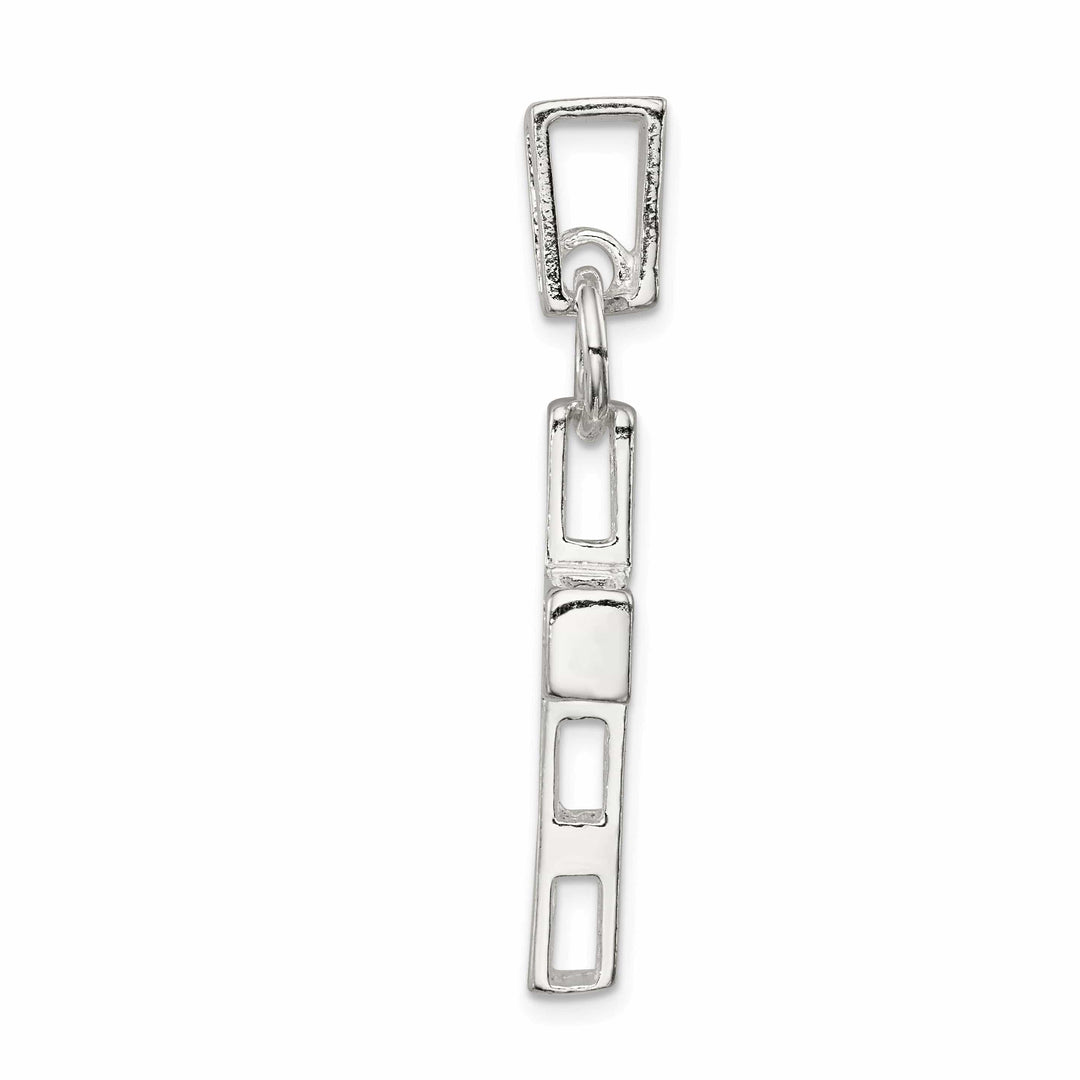 Lovely Rita's Pendants & Charms Sterling Silver Hammered Latin Cross Pendant