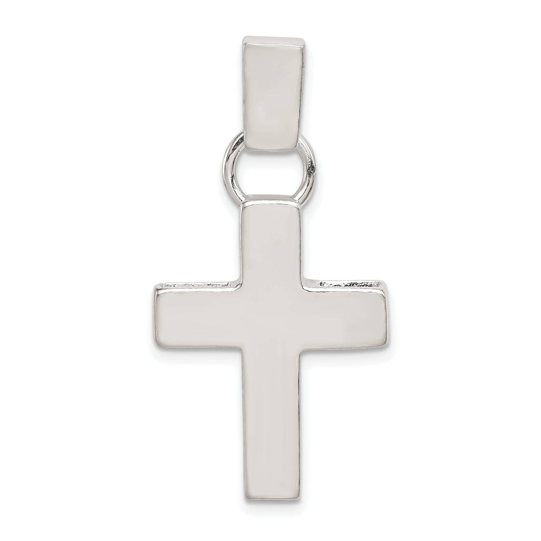 Lovely Rita's Pendants & Charms Sterling Silver Hammered Latin Cross Pendant