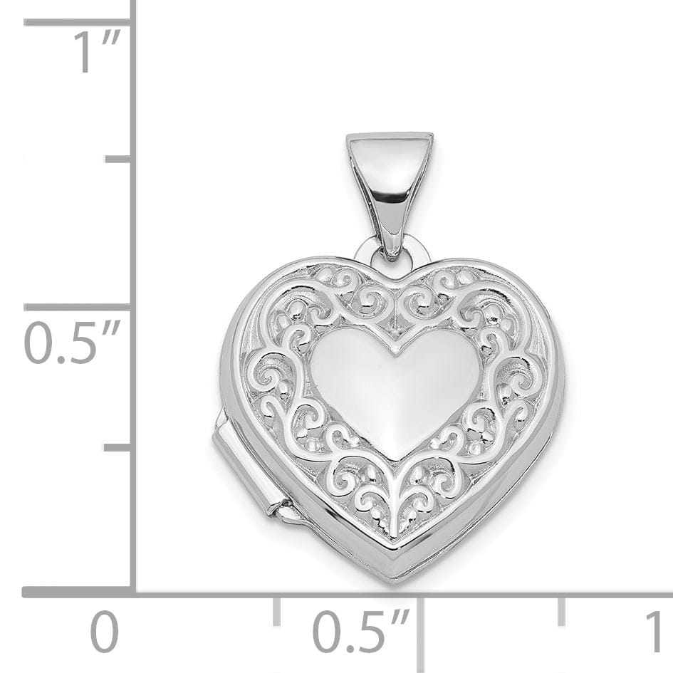 Lovely Rita's Pendants & Charms Sterling Silver Heart Locket