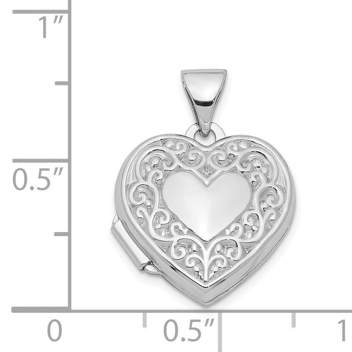 Lovely Rita's Pendants & Charms Sterling Silver Heart Locket