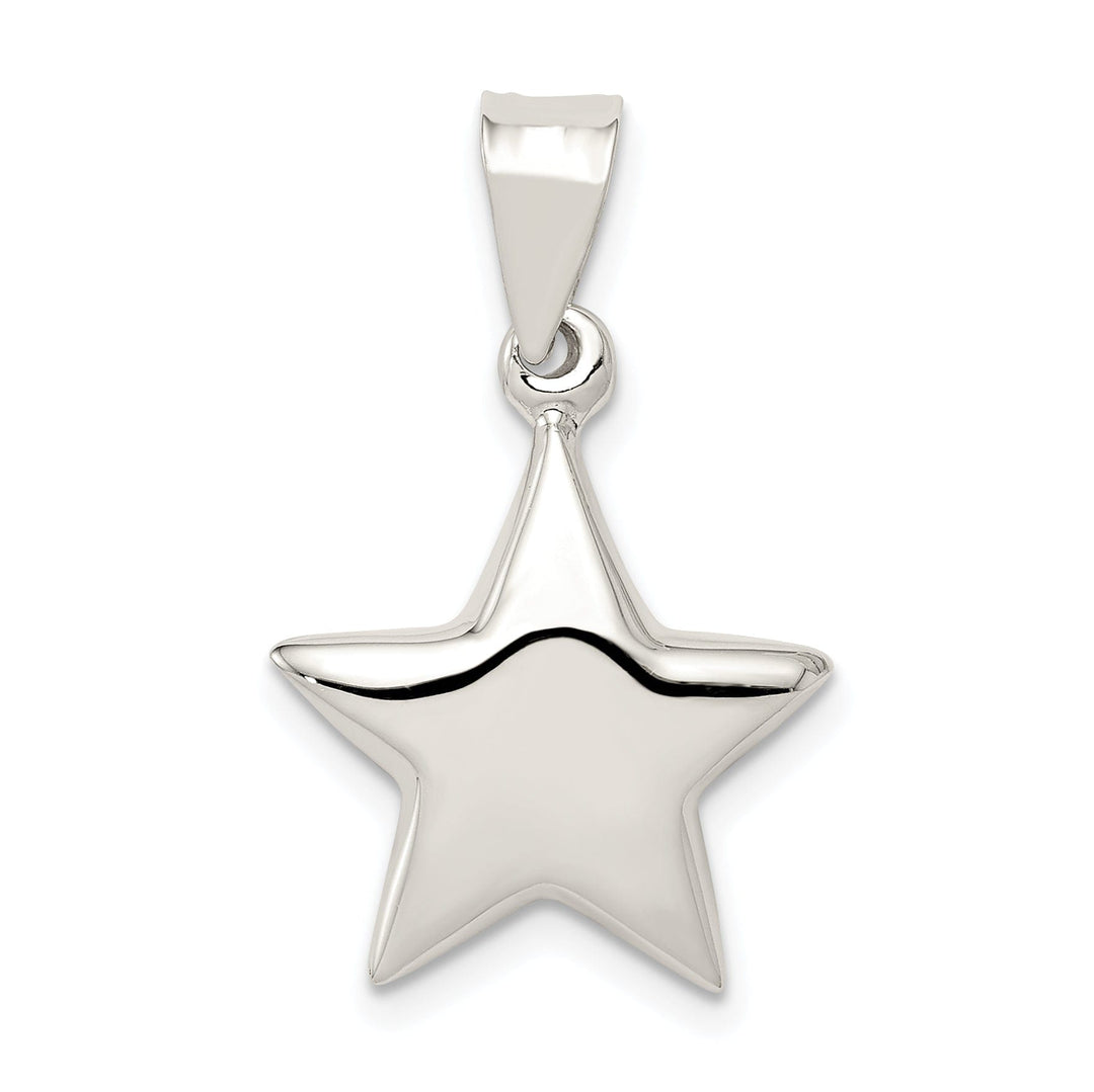 Lovely Rita's Pendants & Charms Sterling Silver Hollow 3-D Star Charm Pendant