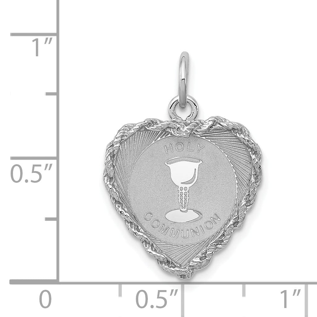 Lovely Rita's Pendants & Charms Sterling Silver Holy Communion Disc Charm